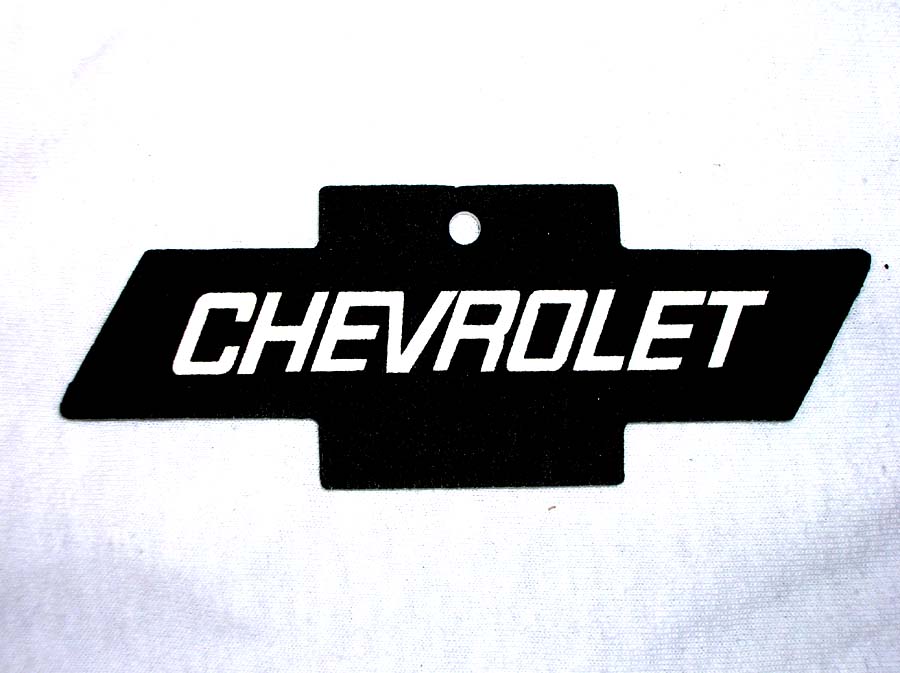 Chevy Bowtie Air Freshener BLACK