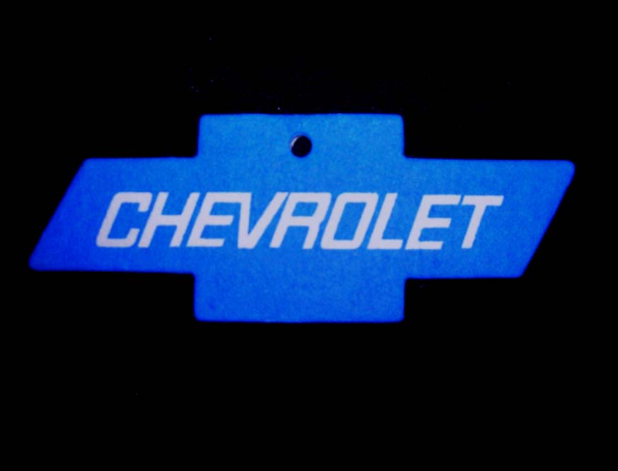 Chevy Bowtie Air Freshener BLUE