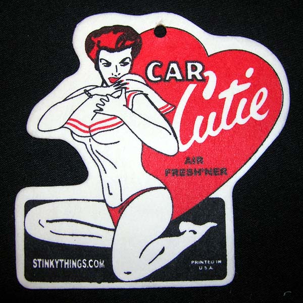 Car Cutie Rat Rod Vintage Bikini Girl Air Freshener