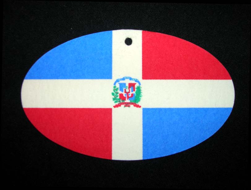 Dominican Republic Flag Air Freshener