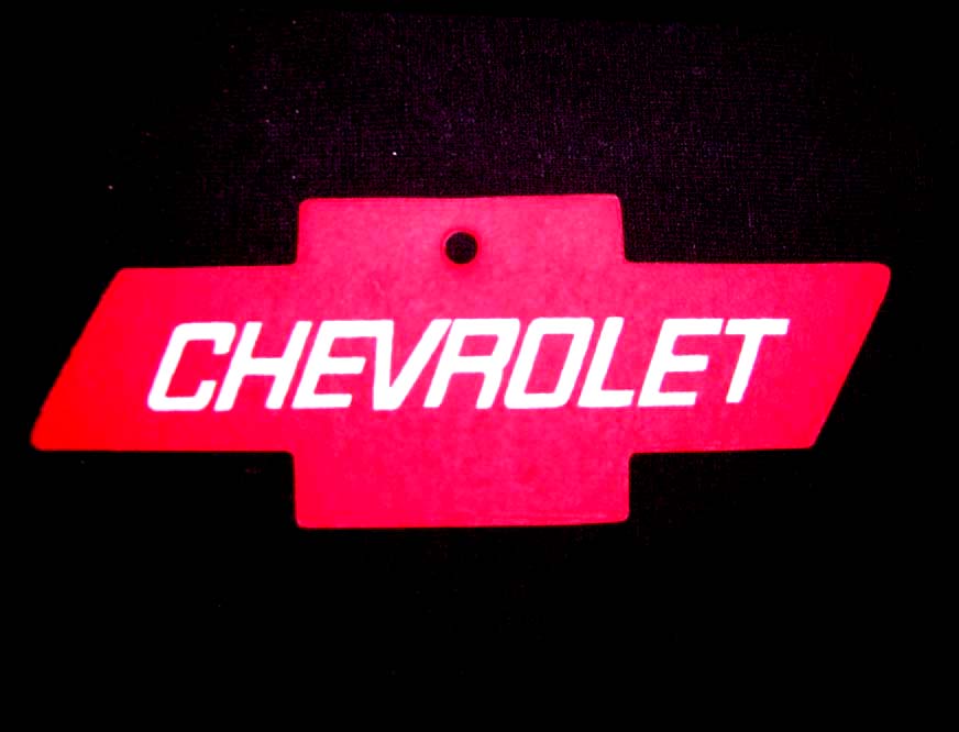 Chevy Bowtie Air Freshener RED