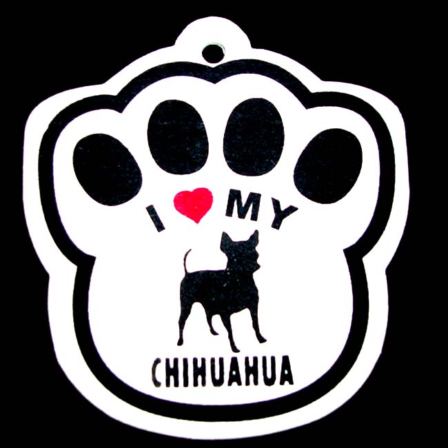 Chihuahua Paw Shaped Car Air Freshener