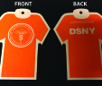 DSNY Sanitation ORANGE T-Shirt Air Freshener